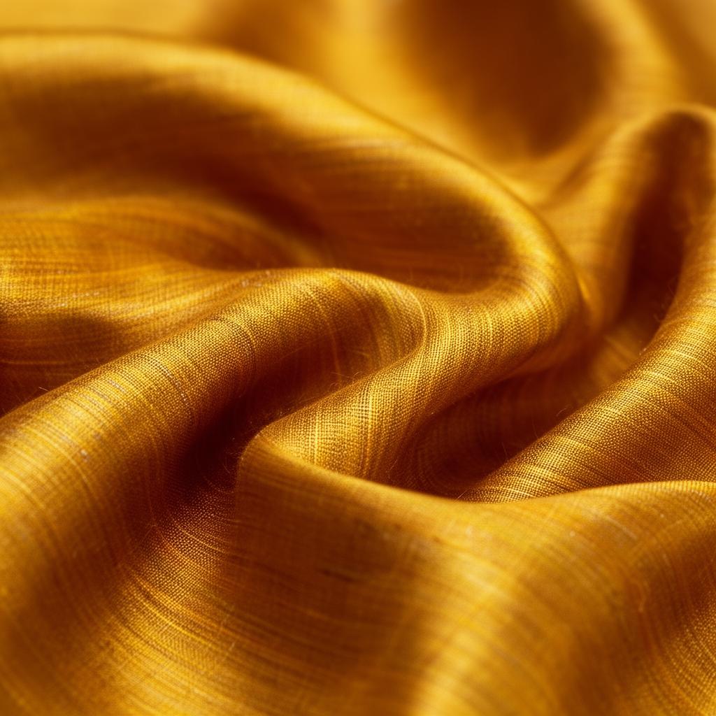 Muga Silk fabric texture